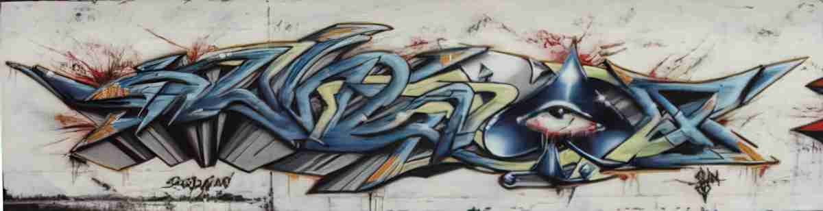 Street Art 2343 2323 GRAFFITI A4 Photo Print