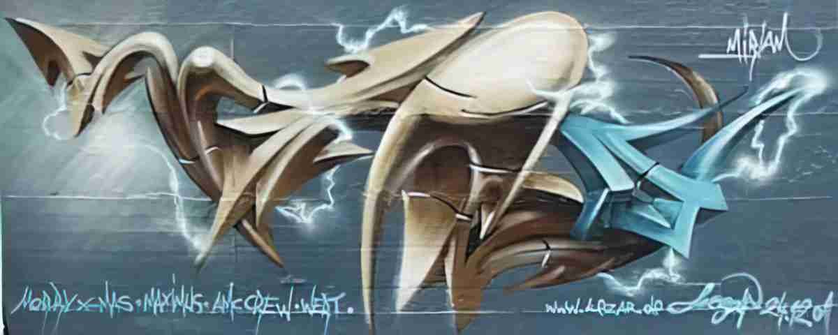 Street Art 2350 2330 GRAFFITI A4 Photo Print