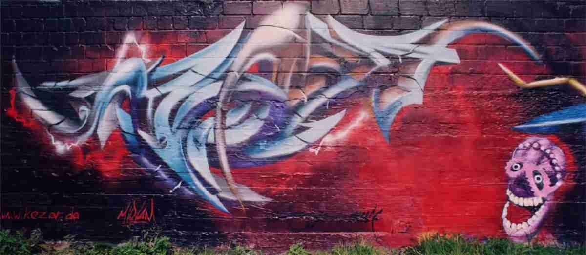 Street Art 2351 2331 GRAFFITI A4 Photo Print