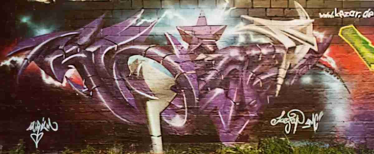 Street Art 2353 2333 GRAFFITI A4 Photo Print