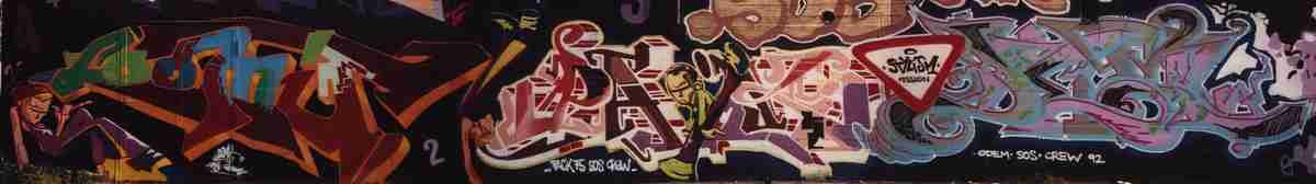 Street Art 2358 2338 GRAFFITI A4 Photo Print