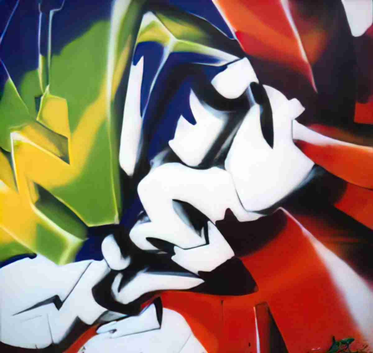 Street Art 2360 2340 GRAFFITI A4 Photo Print