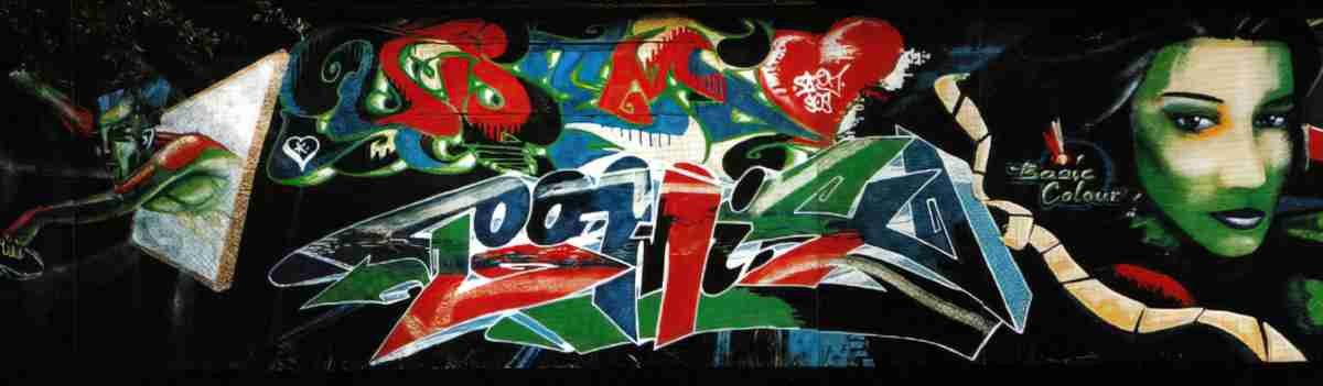 Street Art 2363 2343 GRAFFITI A4 Photo Print