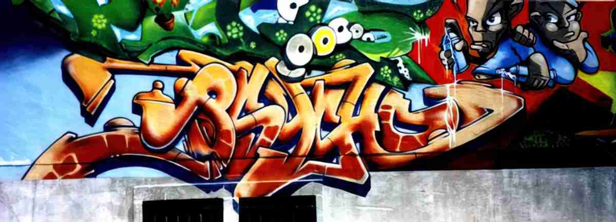 Street Art 2365 2345 GRAFFITI A4 Photo Print
