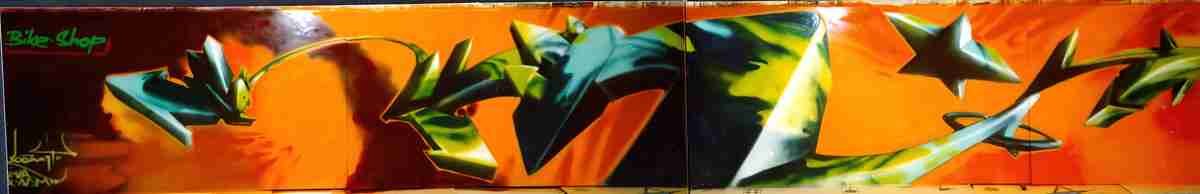 Street Art 2370 2350 GRAFFITI A4 Photo Print