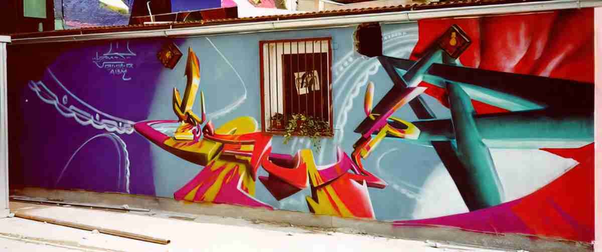Street Art 2372 2352 GRAFFITI A4 Photo Print