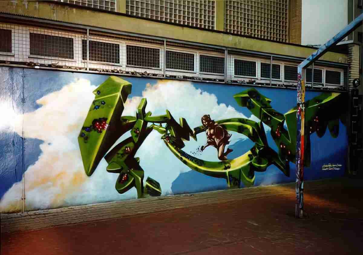 Street Art 2375 2355 GRAFFITI A4 Photo Print