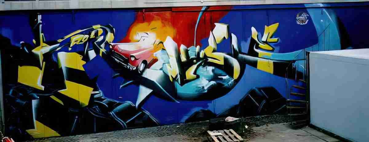 Street Art 2377 2357 GRAFFITI A4 Photo Print