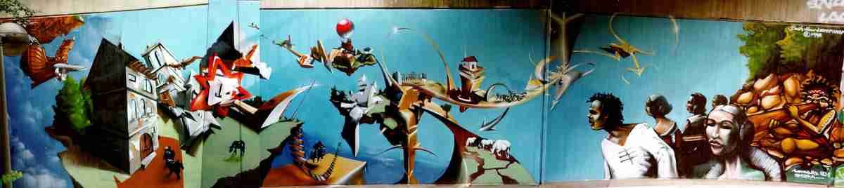 Street Art 2382 2362 GRAFFITI A4 Photo Print