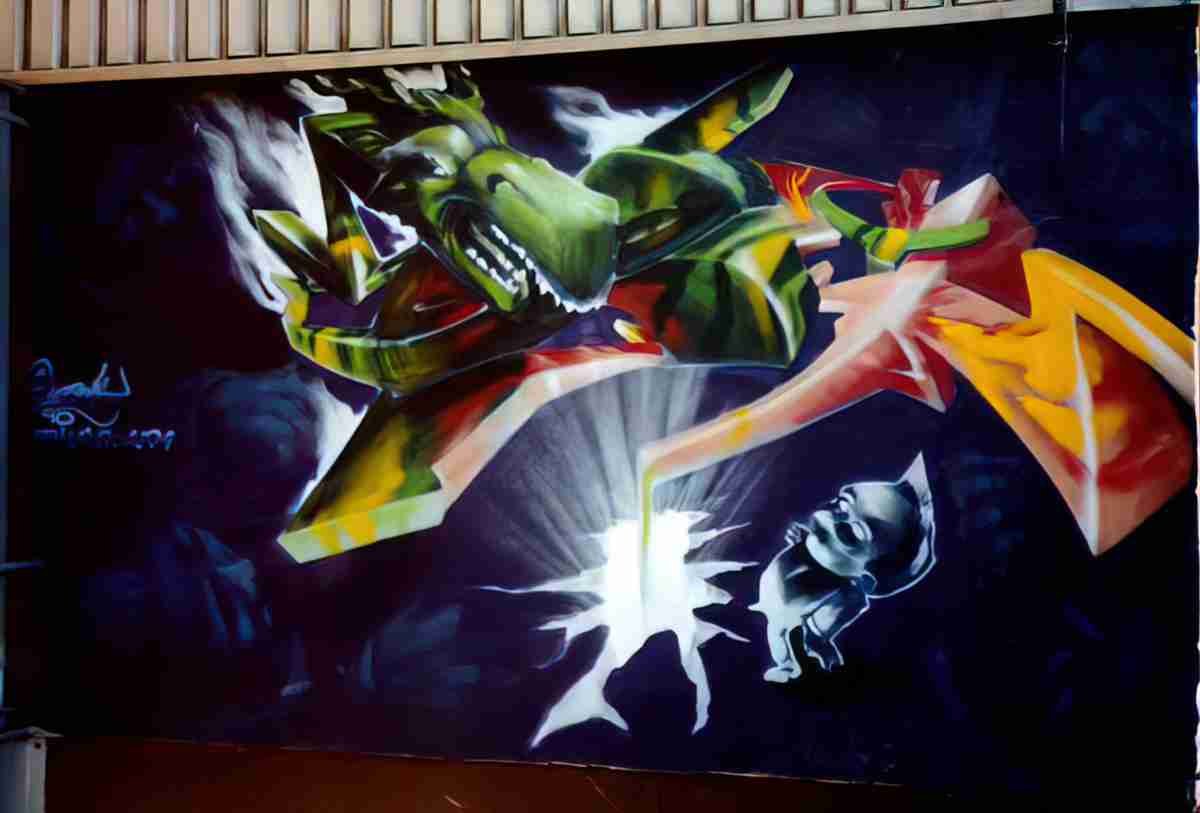 Street Art 2384 2364 GRAFFITI A4 Photo Print