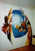 Street Art 2386 2366 GRAFFITI A4 Photo Print