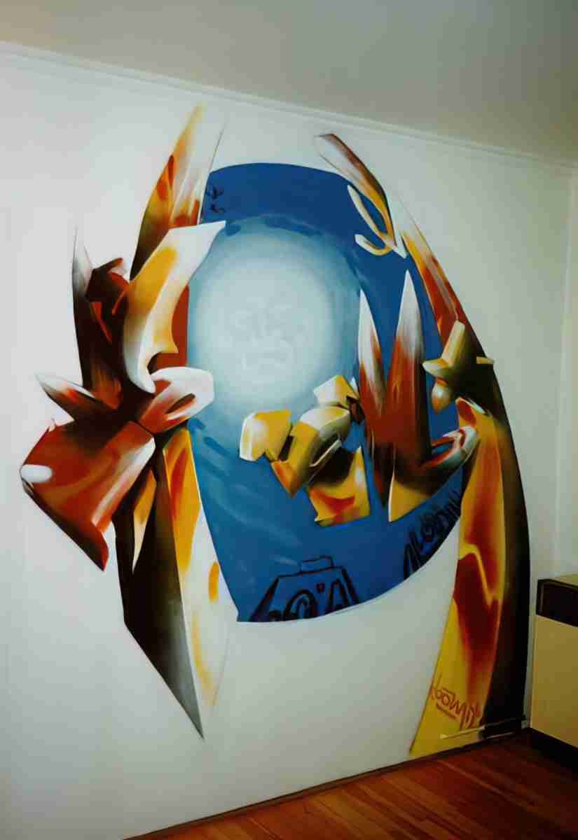 Street Art 2386 2366 GRAFFITI A4 Photo Print