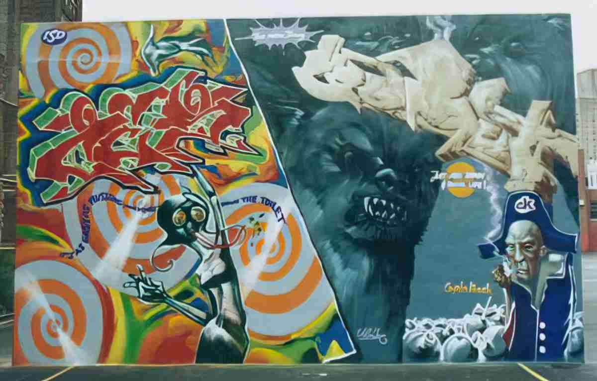Street Art 2389 2369 GRAFFITI A4 Photo Print