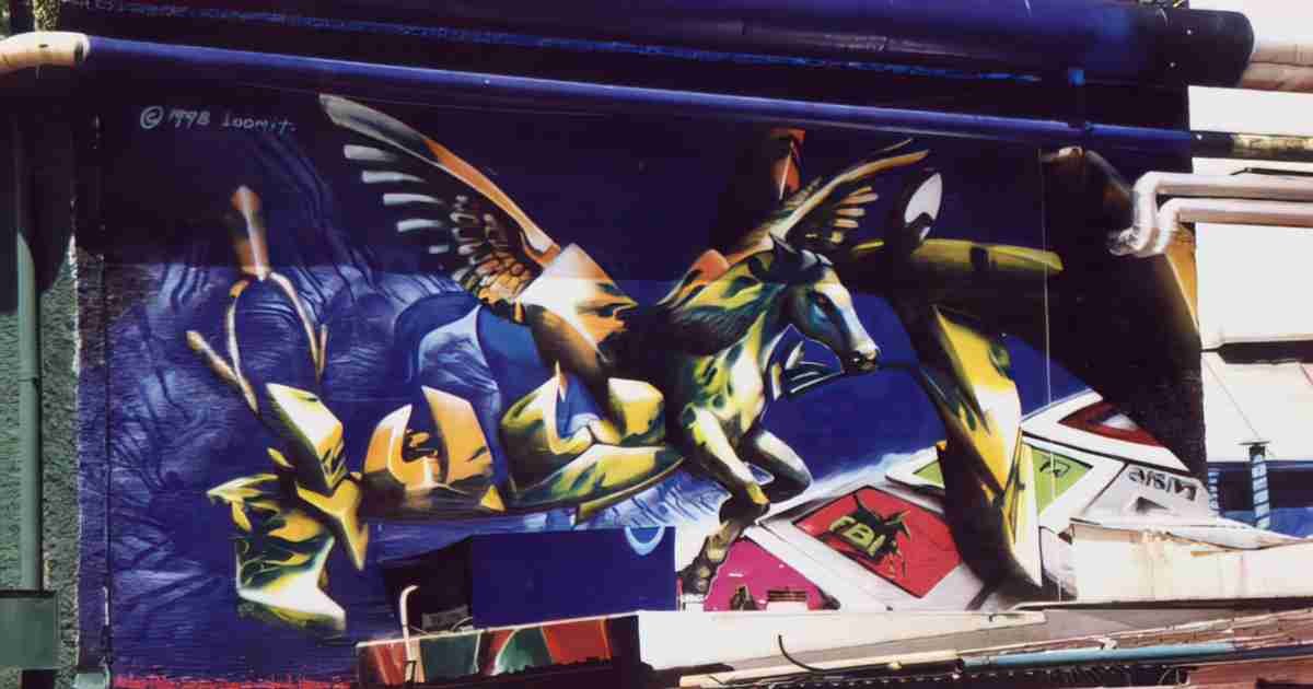 Street Art 2396 2376 GRAFFITI A4 Photo Print