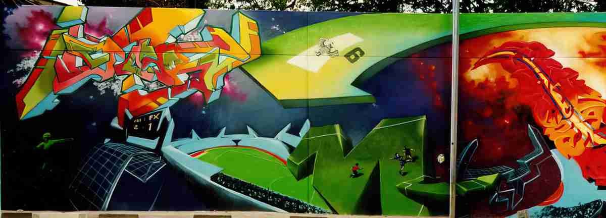 Street Art 2397 2377 GRAFFITI A4 Photo Print