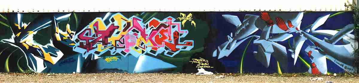Street Art 2398 2378 GRAFFITI A4 Photo Print
