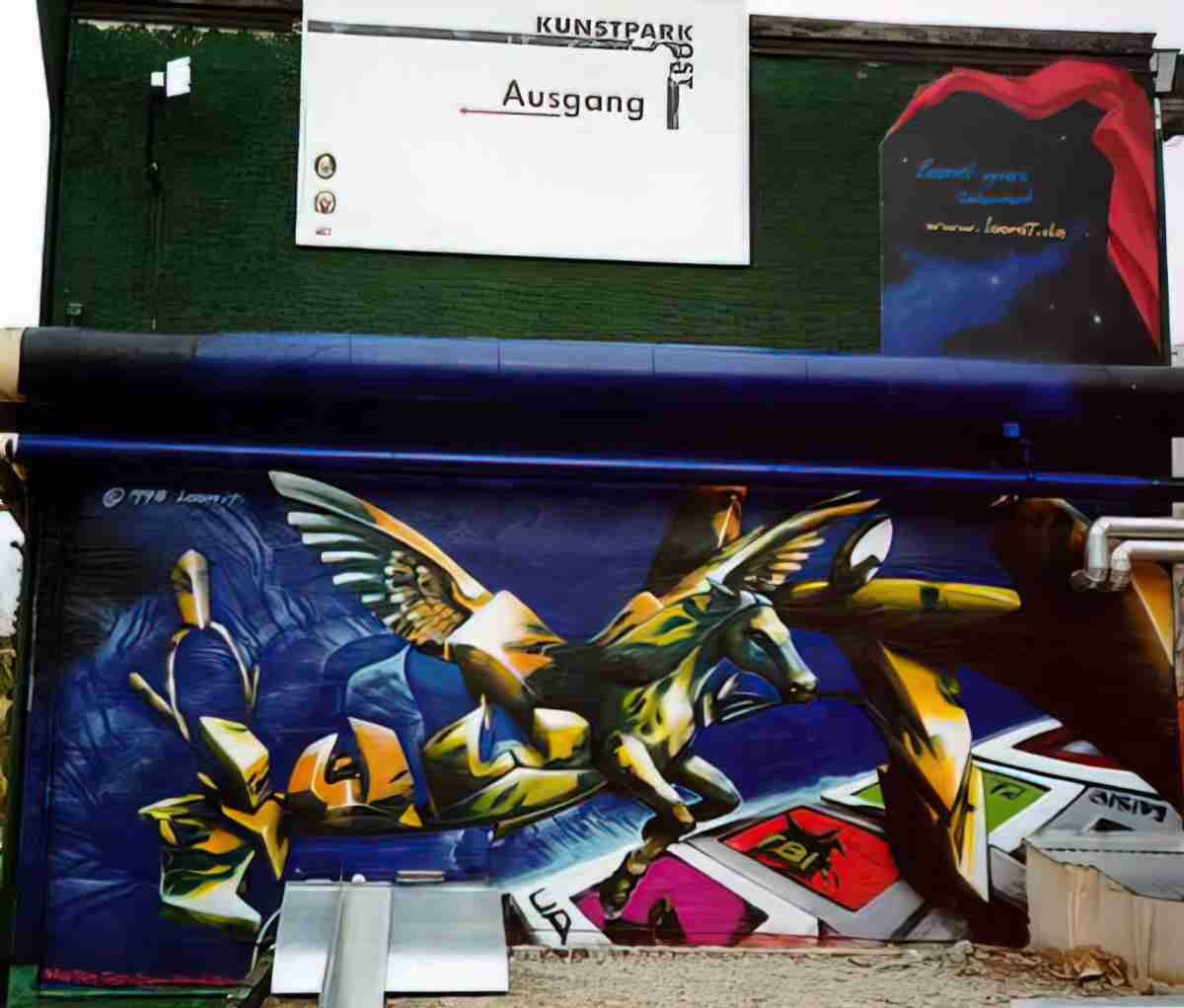 Street Art 2405 2385 GRAFFITI A4 Photo Print