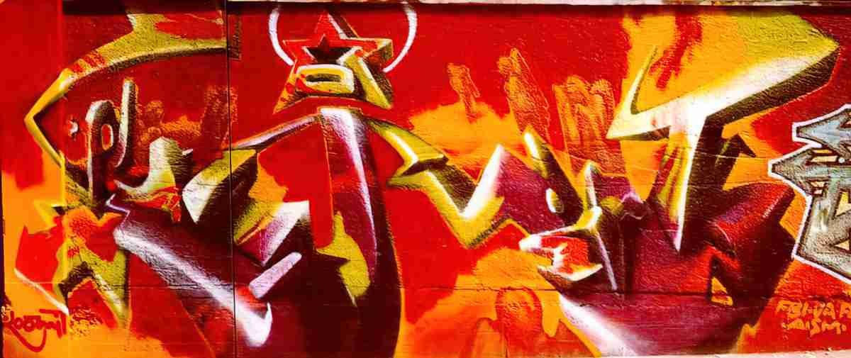 Street Art 2406 2386 GRAFFITI A4 Photo Print