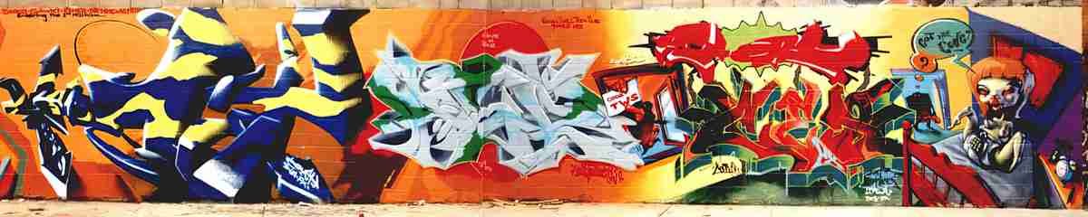 Street Art 2407 2387 GRAFFITI A4 Photo Print