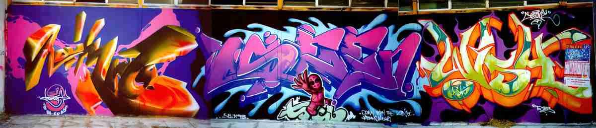 Street Art 2409 2389 GRAFFITI A4 Photo Print