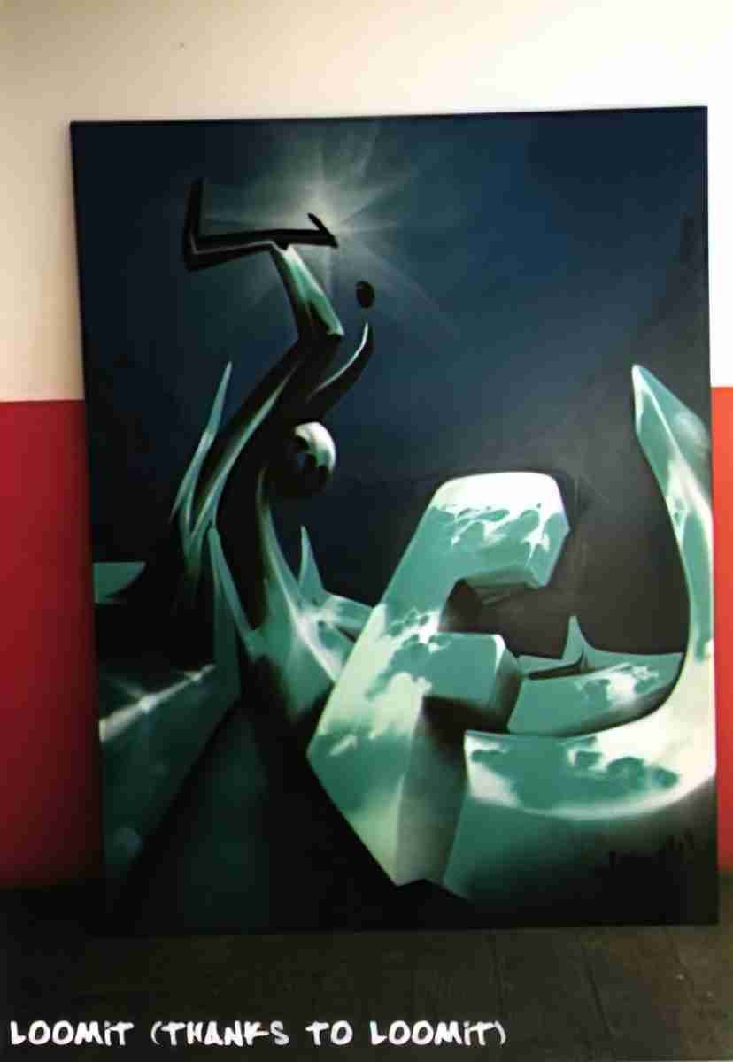 Street Art 2414 2394 GRAFFITI A4 Photo Print