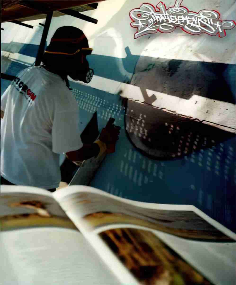 Street Art 2415 2395 GRAFFITI A4 Photo Print