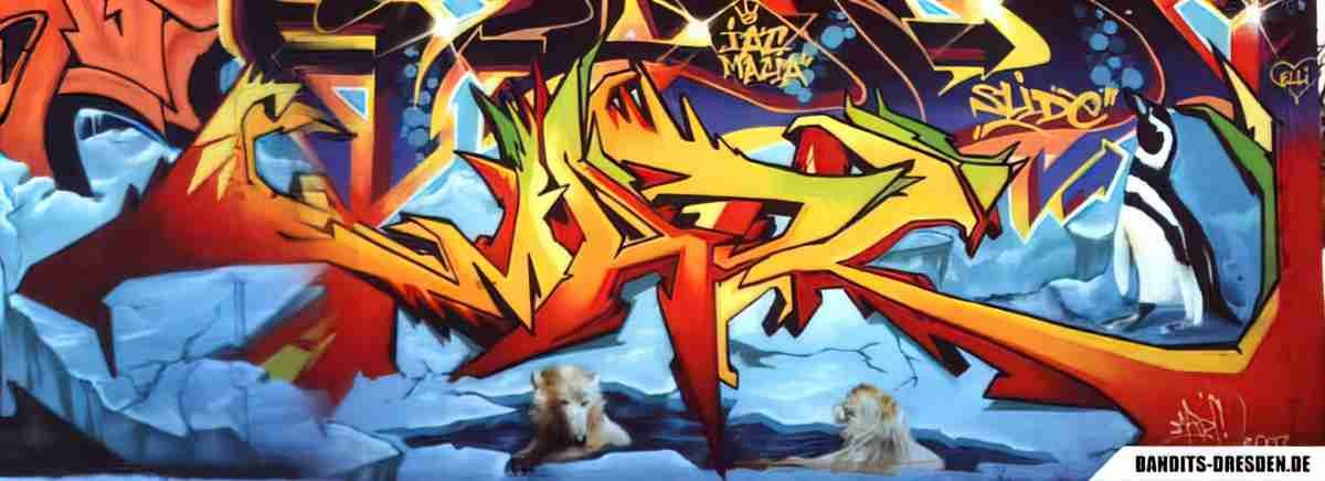 Street Art 2424 2404 GRAFFITI A4 Photo Print