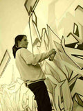 Street Art 2442 2422 GRAFFITI A4 Photo Print