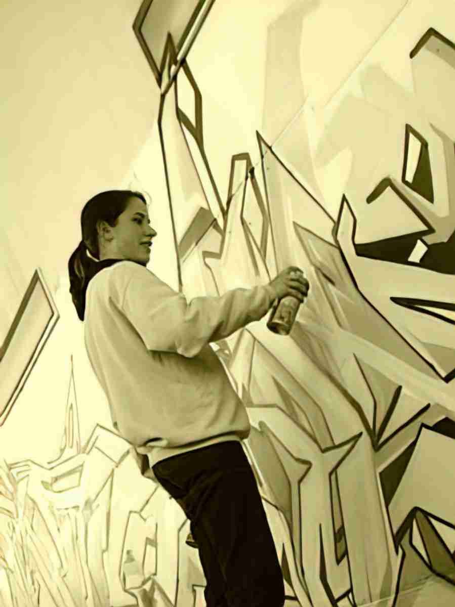 Street Art 2442 2422 GRAFFITI A4 Photo Print