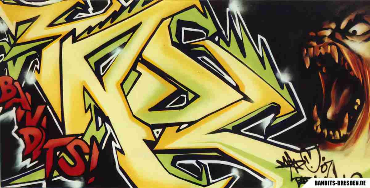 Street Art 2453 2434 GRAFFITI A4 Photo Print