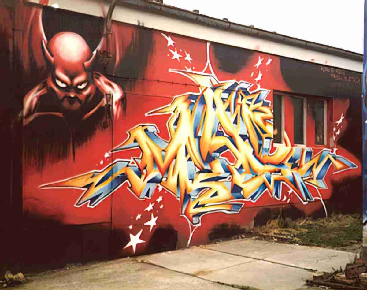 Street Art 2459 2440 GRAFFITI A4 Photo Print