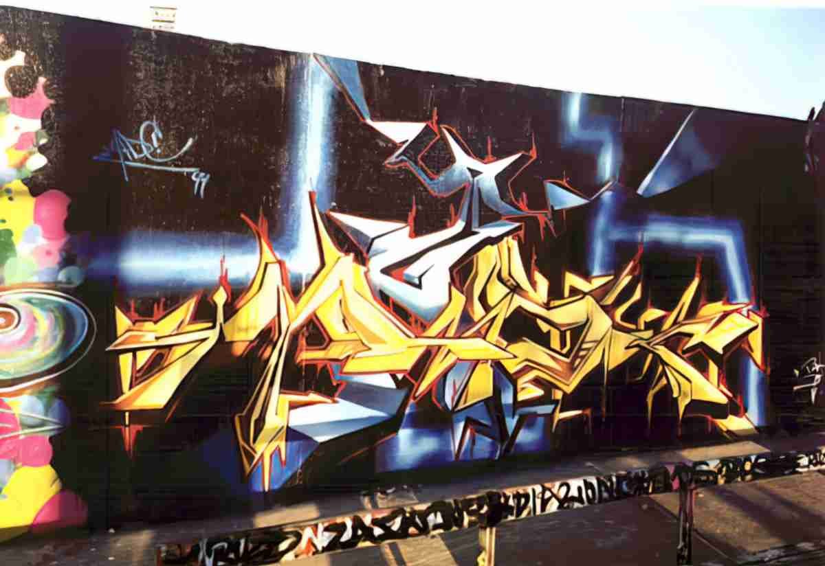 Street Art 2460 2441 GRAFFITI A4 Photo Print