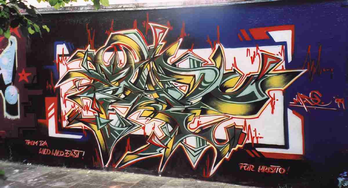 Street Art 2461 2442 GRAFFITI A4 Photo Print
