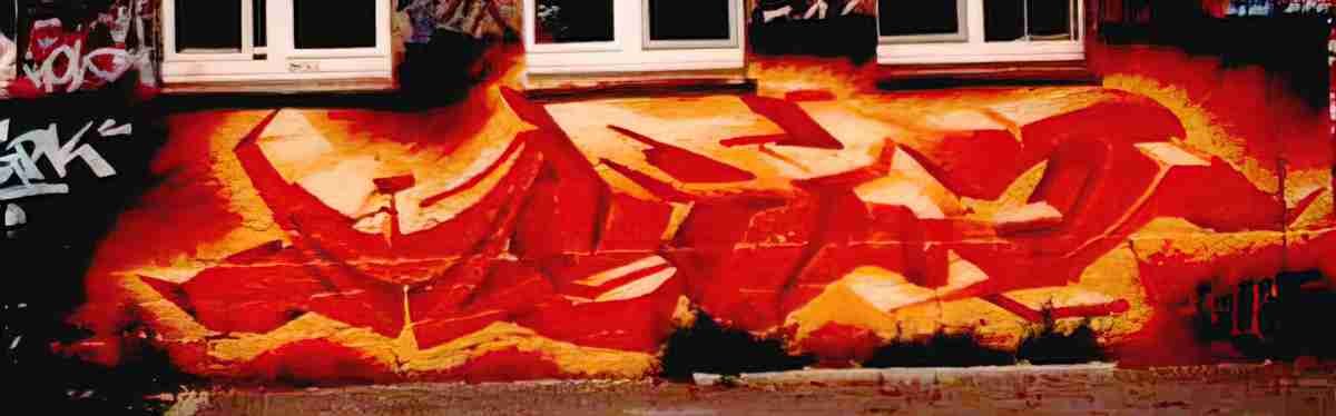Street Art 2462 2443 GRAFFITI A4 Photo Print