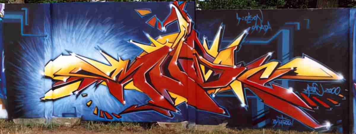 Street Art 2463 2444 GRAFFITI A4 Photo Print