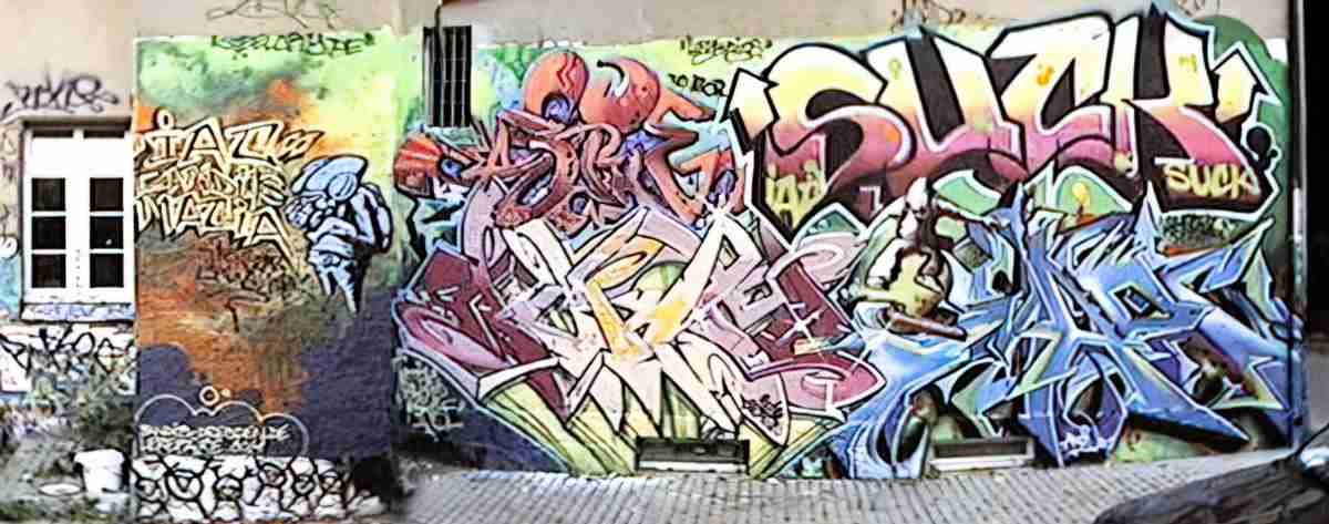 Street Art 2469 2450 GRAFFITI A4 Photo Print