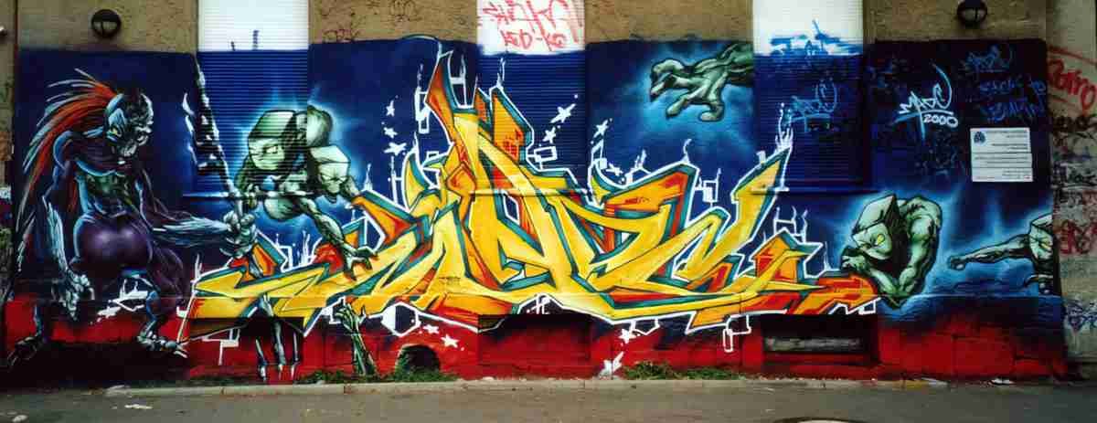 Street Art 2470 2451 GRAFFITI A4 Photo Print