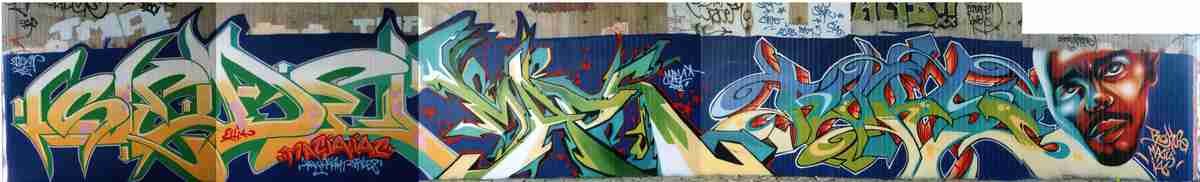 Street Art 2473 2454 GRAFFITI A4 Photo Print