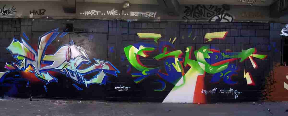 Street Art 2474 2455 GRAFFITI A4 Photo Print