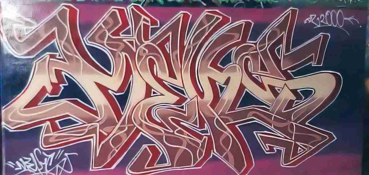 Street Art 2481 2462 GRAFFITI A4 Photo Print