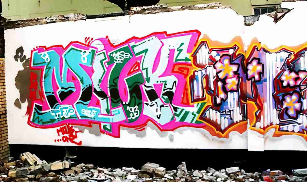 Street Art 2500 2481 GRAFFITI A4 Photo Print