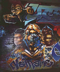 Street Art 2506 2487 GRAFFITI A4 Photo Print