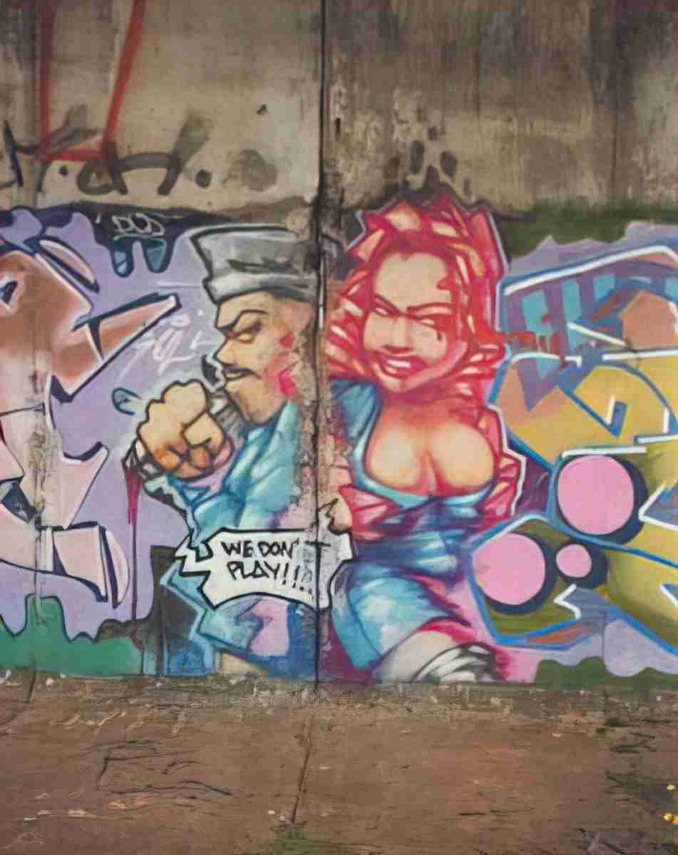 Street Art 2511 2492 GRAFFITI A4 Photo Print