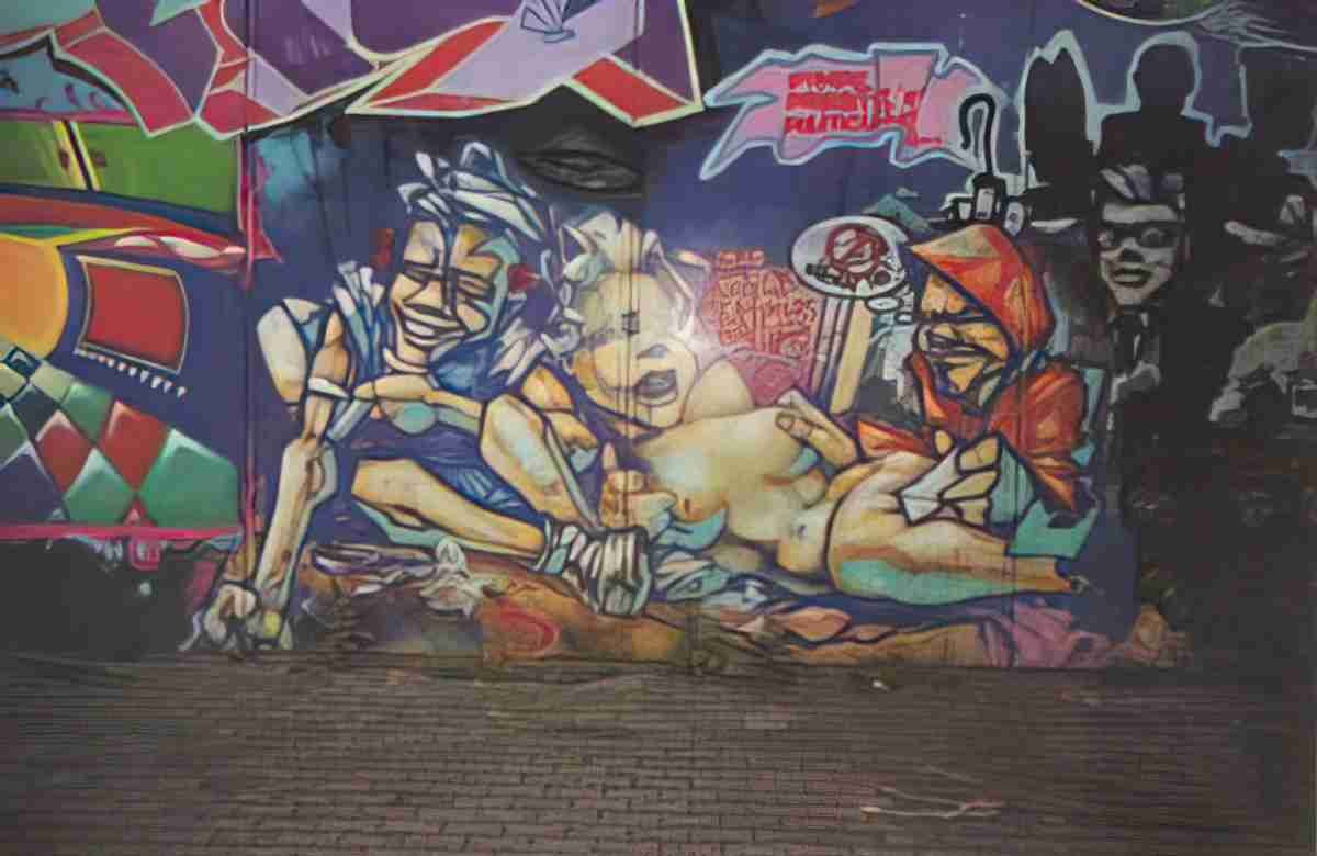 Street Art 2512 2493 GRAFFITI A4 Photo Print