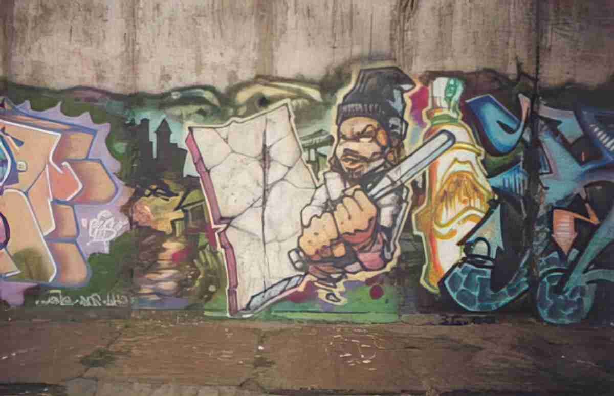 Street Art 2513 2494 GRAFFITI A4 Photo Print