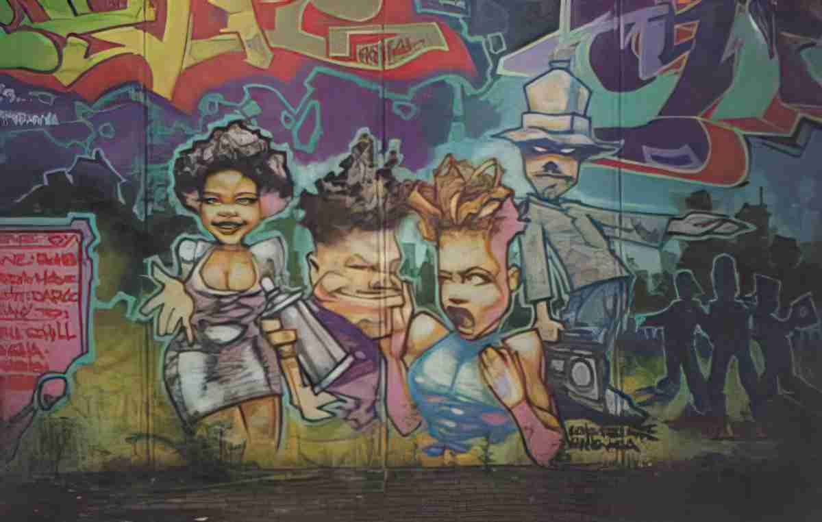 Street Art 2514 2495 GRAFFITI A4 Photo Print