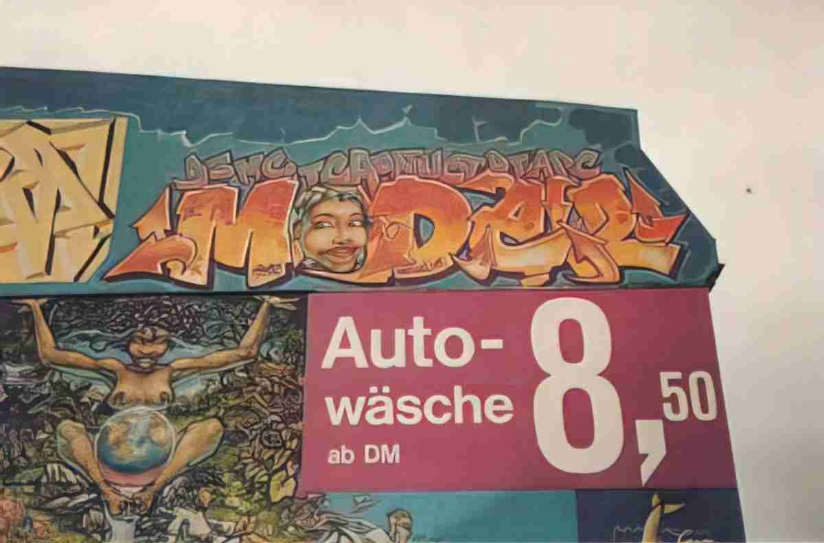 Street Art 2519 2500 GRAFFITI A4 Photo Print