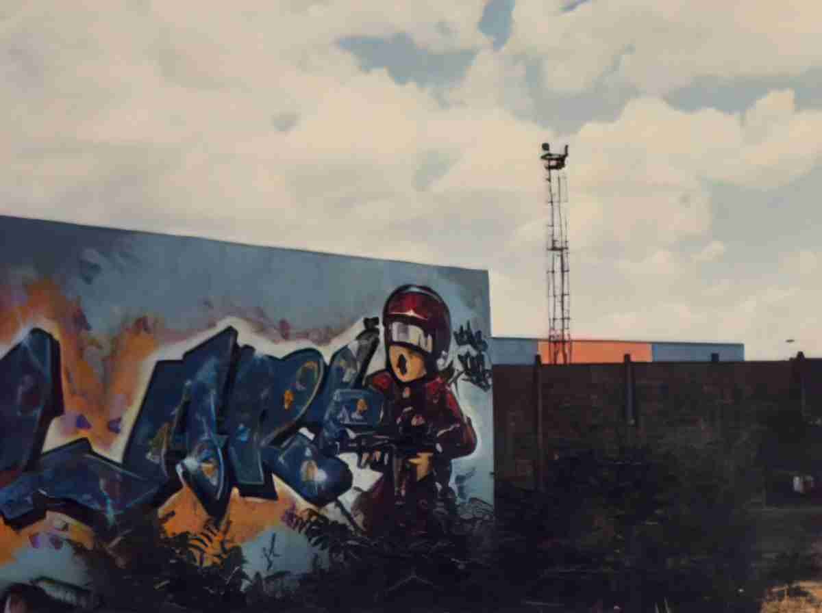 Street Art 2533 2514 GRAFFITI A4 Photo Print