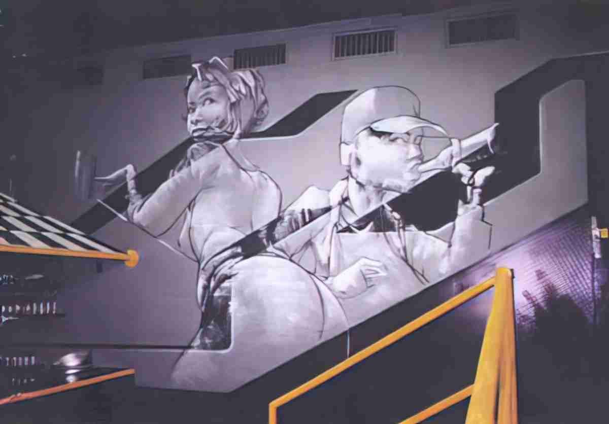 Street Art 2540 2521 GRAFFITI A4 Photo Print