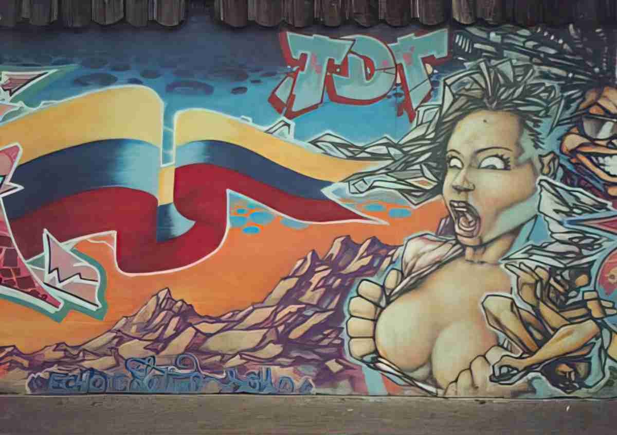 Street Art 2555 2536 GRAFFITI A4 Photo Print